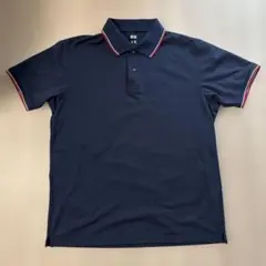 美品　UNIQLO ポロシャツ ネイビー XLのサムネイル