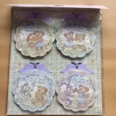 ダッフィー＆フレンズ Spring in Bloom メモ4種