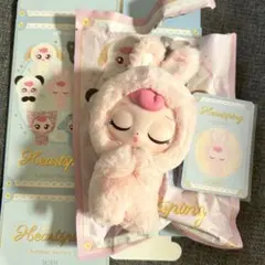 ハチュピン 新品 ピンク うさぎ アニマル ぬいぐるみ ティニピン 韓国