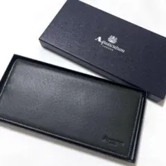 新品 Aquascutum　紳士用　本革　財布　小銭入れなし　札入れ　グリーンのサムネイル