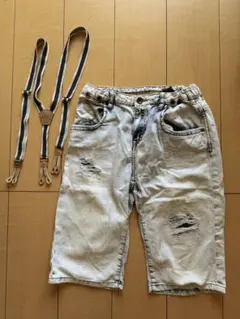 ZARA BOYS ハーフパンツ　デニム　13-14 164cm