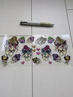 ヒスミニ花の防水ステッカーシート