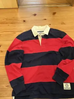 90’s Eddie Bauer ストライプ ラガーシャツ Lサイズ