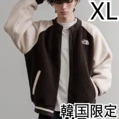 XL＊ブラウン　茶＊フリース　ボア　ジャケット＊ノースフェイス＊韓国限定