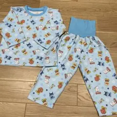 アンパンマン　長袖　パジャマ　水色　男の子　サイズ90