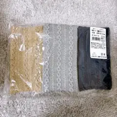 内側シルク二重編足首ウォーマー