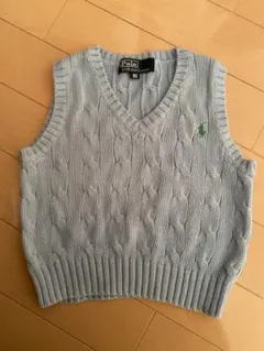 ポロラルフローレン　ベスト　80 水色