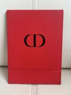 【非売品 未使用 美品】Dior ディオール ミラー 鏡 スタンド式 赤