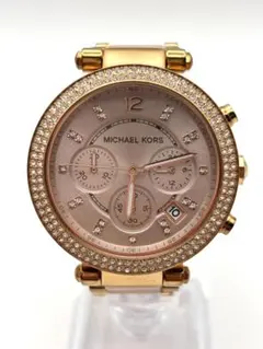 【稼働品】MICHAEL KORS ラインストーン MK-5896 腕時計のサムネイル