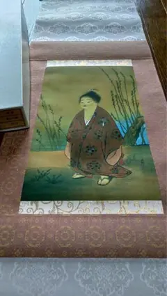 アンティーク 出羽三山神社 大先達 謹書 月山大神 湯殿山大神 紙本 肉筆 掛軸 アンティーク 出羽三山神社 大先達 謹書 月山大神 湯殿山大神 紙本