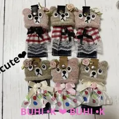 メグえもん様✨専用ハンドメイドぷっくりハートくまちゃん☆デニム