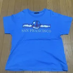 W closet Tシャツ 青