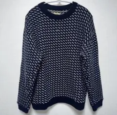 80's llbean バーズアイニット