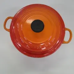 美品・箱付き】ルクルーゼ ホーロー鍋 22cm チェリーレッド - メルカリ