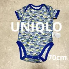 UNIQLO ベビー ロンパース 車柄 70cm