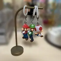 めじるしアクセサリー　マリオ・ルイージ・キノピオ