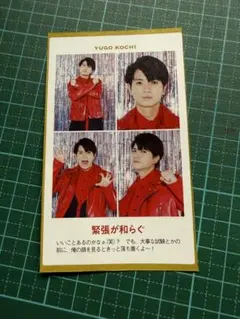 週刊TVガイド 証明写真 SixTONES 髙地優吾