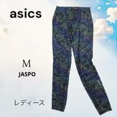 asics レディース スポーツ　レギンスパンツ【M】黒 総柄