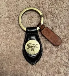 IL BISONTE レザー キーホルダー 黒