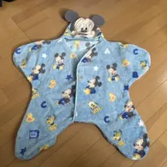 BABYDOLL ミッキーマウス 星型おくるみ カバーオール