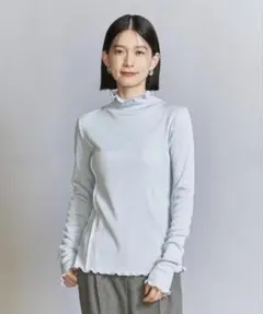 メローステッチ タートルネック カットソー