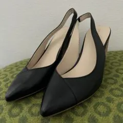 Cole Haan 黒 レザー ミュール