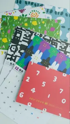 SOU・SOU 2026年 壁掛けカレンダー