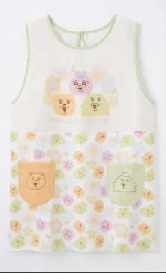 おぱんちゅうさぎ　んぽちゃむ　エプロン　しまむら　シャンブル タグ付き2点 おぱんちゅうさぎ んぽちゃむ エプロン しまむら シャンブル タグ付き2