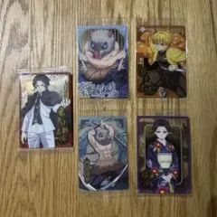 鬼滅の刃　ウエハースカード　５枚セット