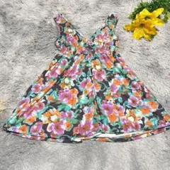 アズールバイマウジー 花柄 Vネック チュニック キャミソール (S) 総柄のサムネイル