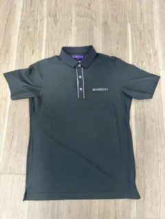 BEAMS GOLF ポロシャツ ダークグレー ホワイト　えむのサムネイル