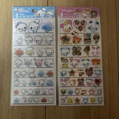 あわわちゃん　平成ファンシー　ラブ友　一期一会　 4サイズステッカー 正規品