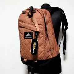 タグ付き グレゴリー デイパック ブラウン キルティッド リュック キルティングのサムネイル