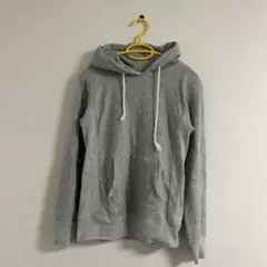 Champion グレー フード付きパーカー キッズ Mサイズ ジャンク品