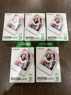 FUJIFILM instax mini インスタントフィルム 5パック