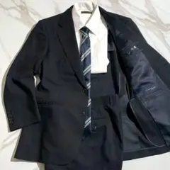 Burberry バーバリー　ネイビー チェック柄 ビジネススーツのサムネイル