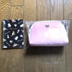 PAUL&JOE ノベルティ ポーチ ノート セット ネコのサムネイル