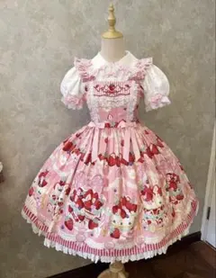 ケーキ柄ロリータワンピース