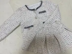 laulea ツイード ジャケット×ミニスカート セットアップ 110