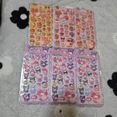 キャラクター立体シール6枚セット