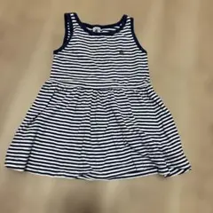 プチバトー　ノースリーブワンピース 110cm