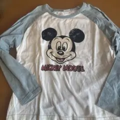 ミッキーマウス 長袖カットソー 120フタフタ