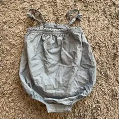 OLD NAVY 水色 ロンパース 3M-6M