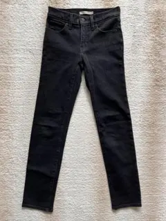 リーバイス 312 黒 25インチ シェーピングスリム ジーンズ