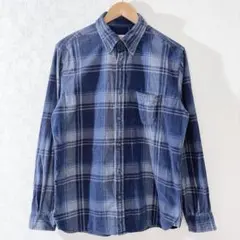 Brooks Brothers コーデュロイ　チェックシャツ　長袖　メンズM古着