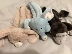 NICI ペンケース うさぎ ゾウ ゴリラ