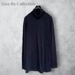 【Give Re Collection ギブリコレクション】　タートルニット　黒
