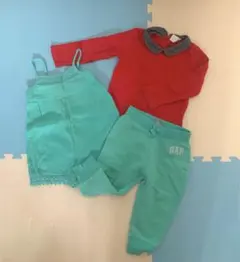 GAP♡春服(ミントグリーン、レッド)