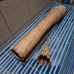 竹筒 うなぎ 仕掛け もんどり 竹籠 昭和 レトロ 古道具 - メルカリ