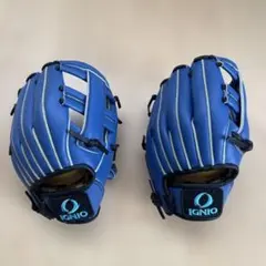 IGNIO 野球グローブ ブルー　２点セットのサムネイル